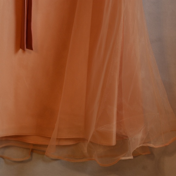 Alfred Angelo SZ 14 Organza-type Lined Strapless Dress - Picture 4 of 13